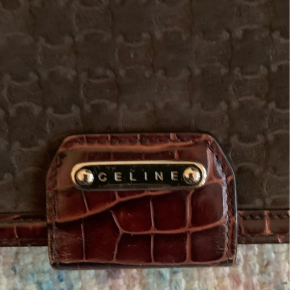 LOW START AUTHENTIC Celine 4 piece Bundle Macadam Suede long wallet Vintage - Picture 12 of 17